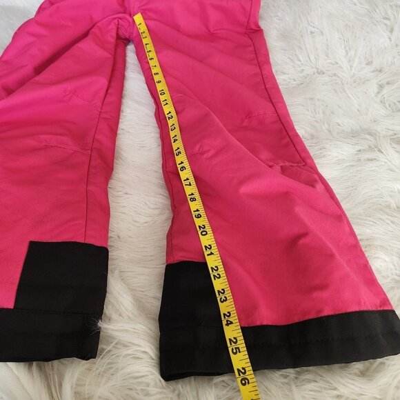 Arctix Kids Insulated Snow Bib Overalls Fuchsia hot pink Size Medium (flaw) - Picture 10 of 14